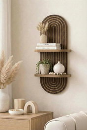 Hanah Home Estantería de Pared Wenge